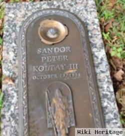 Sandor Peter Koltay, Iii