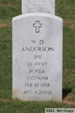 W D Anderson