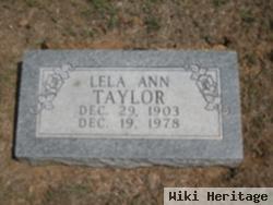 Lela Ann Taylor