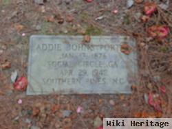 Adalaide M "addie" Johns Porter