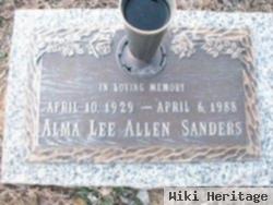 Alma Lee Allen Sanders