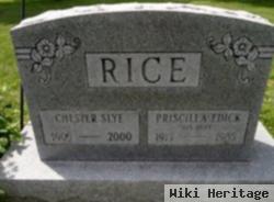 Priscilla Edick Rice