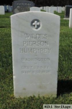 Lieut Wildes Pierson Humphrey