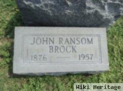 John Ransom Brock