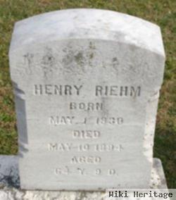 Henry Riehm