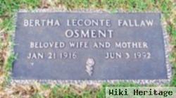 Bertha Leconte Fallaw Osment