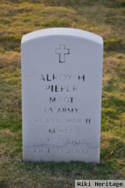 Sgt Alroy H Pieper