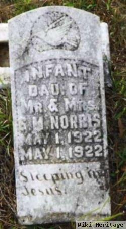 Infant Daughter Norris