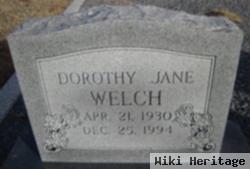 Dorothy Jane Long Welch