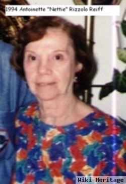 Antoinette G "nettie" Rizzolo Reiff