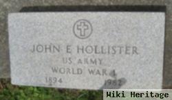 John E Hollister