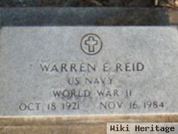 Pvt Warren E. Reid