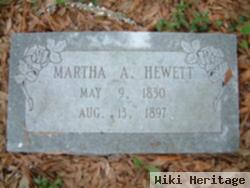 Martha A Bennett Hewett