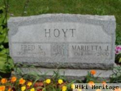 Marietta J. Hoyt