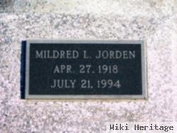 Mildred L Jorden