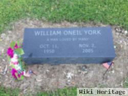 William O'neil York, Sr