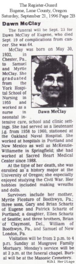 Dawn Ardath Mcclay