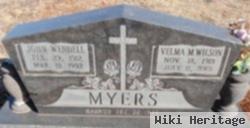 Velma M Wilson Myers