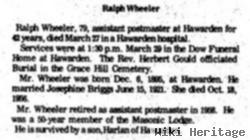 Ralph Wheeler