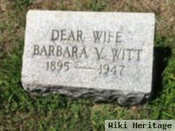 Barbara V Witt