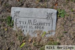 Etta M. Barnett