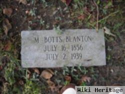 M Botts Blanton