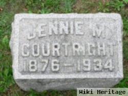 Jennie M. Snedaker Courtright