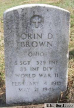 Orin D Brown