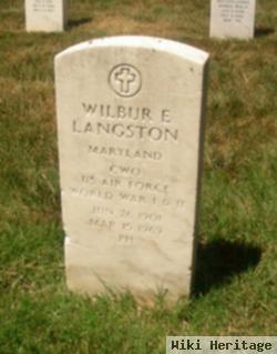 Wilbur E Langston