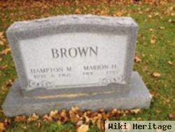 Hamton M Brown