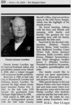 Dennis Jensen Lowther