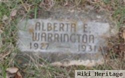 Alberta E Warrington