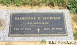 Ernestine D Beckham