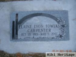 Elaine Lyon Carpenter