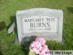 Margaret "pete" Burns