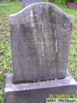 Susannah "susie" Shunkwiler Dillon