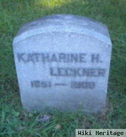 Katharine H Leckner