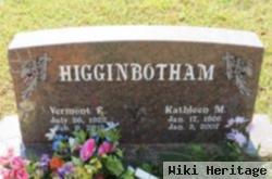 Vermont Ernest "toad" Higginbotham