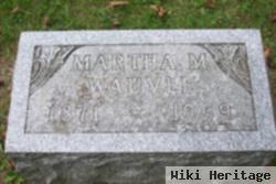 Martha M. Brown Wauvle