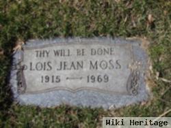 Lois Jean Moss