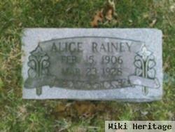 Alice Rainey