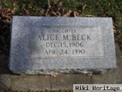 Alice M Beck