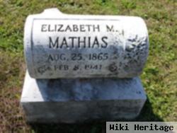 Elizabeth M Mathias