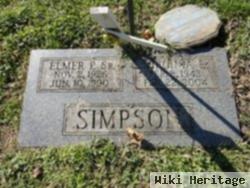 Elmer P Simpson, Sr