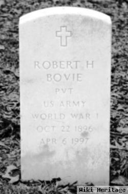 Robert H Bovie