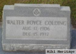 Walter Royce Colding