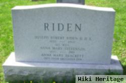 Anna Mary Stevenson Riden