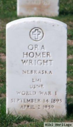 Ora Homer Wright