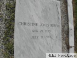 Christine Jones Ruffin