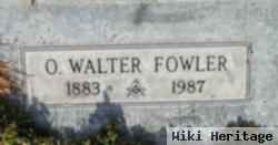 Oscar Walter "walt" Fowler